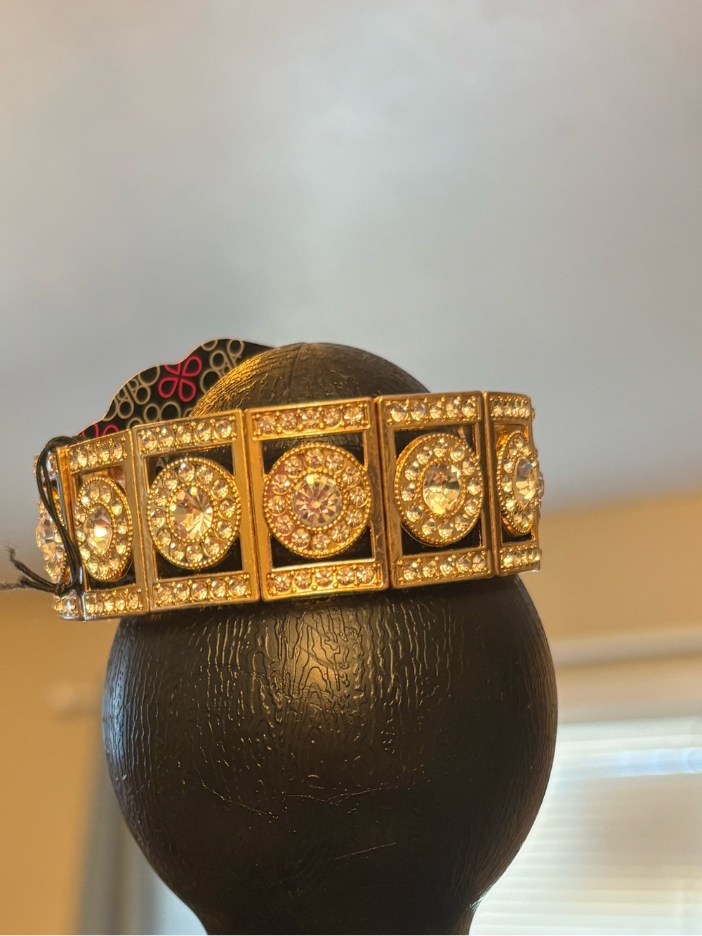 Gold Crystal Stretch Bracelet - Women Accessories